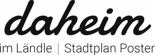 Logo daheim in Karlsruhe Poster