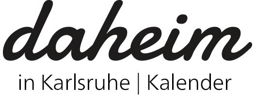 Logo daheim in Karlsruhe Kalender