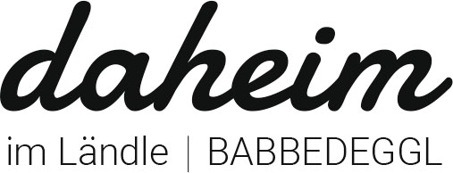 Logo daheim im Ländle BABBEDEGGL